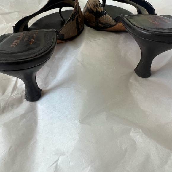Donald J. Pliner Snake Skin Sandals - Picture 8 of 16